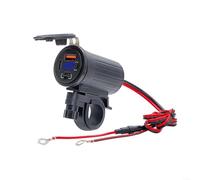 Dual for pd QC Fast Charging Car Adapter with Waterproof Cover for | 12V 24V Car Charging Port Motorcycle USB for charger Adapter Compact, space saving design adds convenience to your routine.