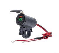 Dual for pd QC Fast Charging Car Adapter with Waterproof Cover for | 12V 24V Car Charging Port Motorcycle USB for charger Adapter Compact, space saving design adds convenience to your routine.