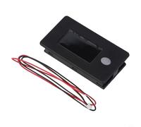Dual Function Battery Monitor and Voltmeter Suitable for Automotive, RV, Marine Use with Compatibility from 12V to 72V Systems (48V)