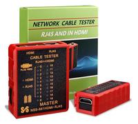 Dual-Function HDMI& RJ45 Network Cable Tester Portable High Definition Network Cable Tester Checker