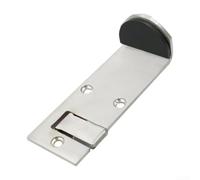 Dual Function Stainless Steel Door Blocker with Windproof Clamp Suitable for Left and Right Door Installation in Restaurants and Chain Stores (8CM-L)