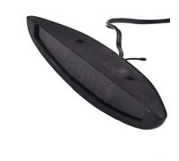 Dual Functionality 12V LED Car Alarm Clock Alongside Integrated Voltage and Temperature Gauge