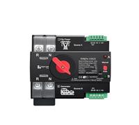Dual Generator Changeover Switch DIN Rail Smart ATS Timer 230V Dual Power Automatic Transfer Electrical Selector Switch Non-interruptible 2P 125A(125A)