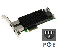Dual Gigabit Ethernet PCIe Card Power Over Ethernet PoE+ 30W - INTEL JL82576EB