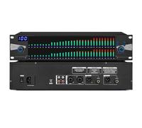 Dual Graphic Equalizer Audio Processor,31-Band Digital Equalizer Stereo Graphic EQ With LED Spectrum Display, Professional Equalizers For KTV Stage Performance