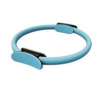 Dual Grip Pilates Ring Pilates Ring Magic Exercise Circle With Double Handle Yoga Ring Fitness Circle For Fat Burning Exercises On Arms Thighs To Increase Strength Women and Men (Blue)