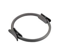Dual Grip Yoga Pilates Ring For Muscle Exercise Circle Unbreakable Body Exerciser Fitness Trainer For Toning Thighs And Legs(Grey)