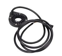 Dual Hall Bike Pedal Assist Sensor 12 Magnetic Signal Outputs Power Assist Sensor for Electric Bike Adjustable Riding Strength Integrated Structure Higher Sensitivity Wide