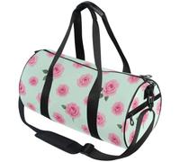 Dual Hand Straps Round Sports Bag for Men Women