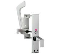 Dual Handed Disabled Toilet Handle Set Dda Compliant Polished Anodised Aluminium