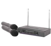 Dual Handheld Radio Microphone VHF VH2 Pro System in Carry Case 171.817UK
