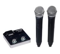 Dual Handheld Wireless Mic System - Black UK Version