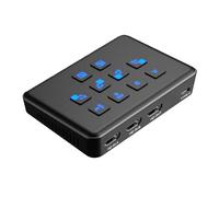 Dual HDMI Capture Card with Stream Switcher, Stream and Record in 1080p60 Video Capture Card for Gaming Live Streaming Video Recorder on Xbox Series X/S, PS5/PS4/Pro, OBS and PC/Mac