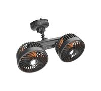 Dual-Head Car Seat Back Cooling Fan, 3 Speeds