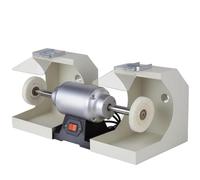Dual Head Dental Lab Bench Buffer Polisher, Table Buffing Grinder with 2 Cloth Wheels and Glass Baffles, 3000RPM, Electric Jewelry Polisher for Polishing