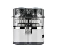 Dual Head Electric Citrus Juicer, 100W 18000RPM Automatic Oran Lemon Lime Squeezer, High Yield Extractor with Easy Clean Design for Fresh Healthy Drin at Home
