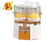Dual-Head Electric Juicer Squeezer, 600ml Capacity, 8-Blade Pulp Chamber, High Juice Yield, Quick 20s Juicing, Citrus Juice Maker for Oranges, Lemons, Limes, Grapefruits