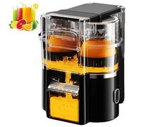 Dual-Head Electric Juicer Squeezer, 600ml Capacity, 8-Blade Pulp Chamber, High Juice Yield, Quick 20s Juicing, Citrus Juice Maker for Oranges, Lemons, Limes, Grapefruits