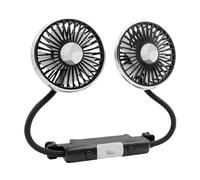 Dual Head Hose Car Seat Fan | Car Seat Cooling Fan Dual Heads | Dual Head Car Seat Fan Flexible Hose, 3 Speeds And 360 Degree Rotatable USB Powered Dual Head Car Seat Headrest Fan For Car