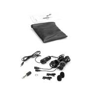 Dual-Head Lapel Universal Mic BY-M1DM Omni Directional Lavalier Dual-Head Mic for Smartphones, Audio recorders PC etc,