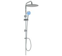 Dual Head Shower Set with Hand Stainless Steel Bathroom Diverter vidaXL
