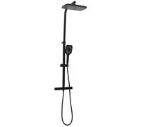Dual Head Shower Set with Mixer and Hose Shower Mixer Set Black Brass vidaXL