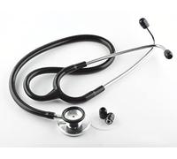 Dual Head Stethoscope for Medical EMT Students Nurse Doctor Vet Light Weight Optimum Stethoscope (Black)