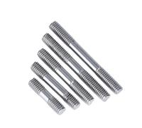 Dual Head Threaded Bar, 5 Pcs 304 Stainless Steel Double End Thread Rod M3-M16 20-250mm(20mm,M4)