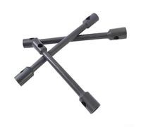 Dual Head Wheel Nut Socket Wrench 17-23mm Steel(Tire Wrench 19-36mm) | Double-end design, 17/19mm and 21/23mm sockets, high carbon steel, black oxide finish, rust resistant