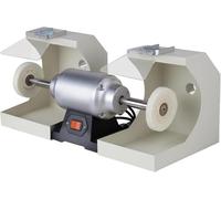 Dual Heads Bench Buffer Polisher, Electric Jewelry and Dentistry Polishing Machine, Table Buffing Grinder for Metal and Surface Finishing