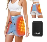 Dual Hip Heating Pad for Hip Support Brace,12V Heated Hip Wrap with 15000mAh Battery and Hot Cold Modes for Double HIPS,Back&Abdomen,Thighs,Shoulders,Portable Electric Heat Pad Belt for Women Men