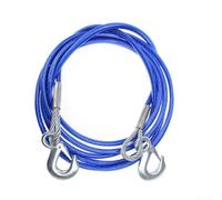 Dual Hook Steel Tow Cable 4M 5000kg Load