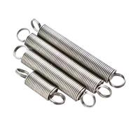 Dual Hook Tension Spring, 5 Pcs Ring Hook 304 Stainless Steel Extension Spring, 0.7 mm x 6 mm x 25 mm