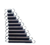 Dual Hook Tension Spring, Extension Tension Springs Steel Hook Expansion Wire Dia 1.0mm Outer 8mm Length 30-300mm, 5Pcs(1.0 x 8 x 120mm)