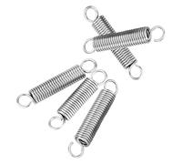 Dual Hook Tension Spring, Stainless Steel Dual Hook Extension Spring 20mm Silver OD 3-8mm Wire 0.3-0.8mm 5 Pcs(Wd：0.6mm,OD:8mm)