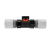 Dual Hose Quick-Connect Set With In-Line 3/4" Bsp Female Soft-Touch Control Valve - 3Pc Set