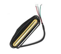 Dual Hot Rail Electric Guitar Sealed Humbuckers Black Yellow With Silver Pickup Replacement Parts Professional Pickup