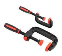 Dual Inch with 3 Inch Plus Gclamp Set Plus Woodworking Heavyduty Plastic for Quick Release Plus Metalworking Rubber Jaw Protectors