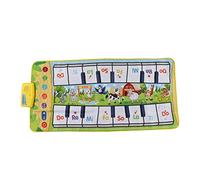 Dual Keyboard Music Mat Animal Pattern Adjustable Musical Keyboard Piano Mat Children Piano Blanket Dual Keyboard Music Carpet for Kids Indoor Outdoor Activity
