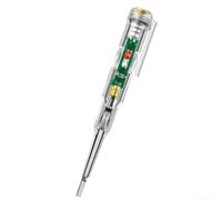 Dual-Lamp Voltage Tester Pen for Live Neutral Wire ID - LED Circuit Breakpoint Finder & Continuity Check, Self-Test Electric Screwdriver Tool 70-250V