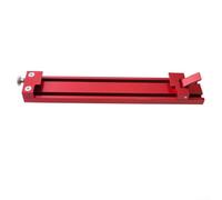 Dual Latch Adjustable Circular Saw Base Guide Rail with Secure Positioning Clamps for Accurate Cutting and Milling Applications