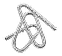 Dual Layer Automotive Heater Exhaust Pipe, 24mm Stainless Steel Exhaust Pipe 36061296 90394 with Clamps, Air Diesel Heater Exhaust Hose for Webas-to, Eberspach-er Heater Parts and Accessories (2m)