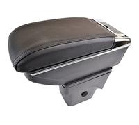 Dual-Layer Black Leather Arm Rest For Focus 2 2005-2011 MK2 Centre Console Storage Box Armrest