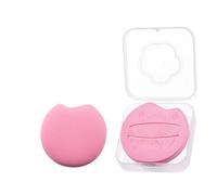 Dual Layer Hydrophilic Polyurethane Makeup Powder Puff, Ultra Soft Thick Cotton Candy Finger Strap Wet Dry Dual Use Foundation Blender Non Absorbent Full Face Cosmetic Sponge-4