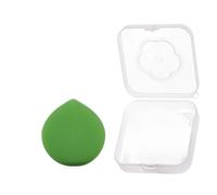 Dual Layer Hydrophilic Polyurethane Makeup Powder Puff, Ultra Soft Thick Cotton Candy Finger Strap Wet Dry Dual Use Foundation Blender Non Absorbent Full Face Cosmetic Sponge-2