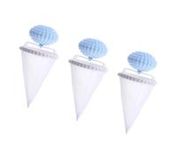 Dual-Layer Laundry Net Bag with Floating Efficient Fiber Collection for Top/Front Load Machines Permanent Polystyrene Polyester Washing Machine Filter Net Bag Traps Floating Debris Hair Fibers