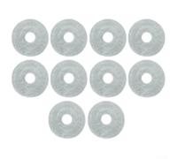Dual Layer Mop Pads Compatible With For Xiaomi X20 Max Pro X20+ X10+ And For Dreame L10s For L10 For L20 For X40 Robot Vacuum Cleaner Microfibre Cleaning Towels 8 Or 10 Pack(10PCS)