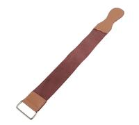 Dual Layer PU Leather Sharpening Strap for Straight Trimmers, Reusable, Portable, Ideal for Home and Salon Use
