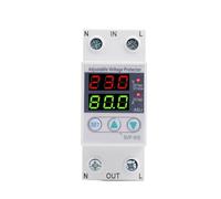 Dual LED Display 40A 63A 80A Din Rail 230V Adjustable Voltage Surge