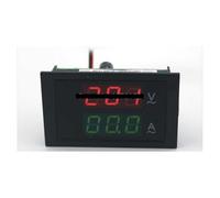 Dual LED display Voltage and current meter blue backlight panel voltmeter ammeter range AC 80-300V 0-50.0A CZAOINCU